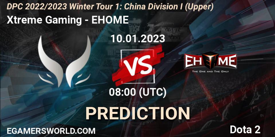 Xtreme Gaming - EHOME: Maç tahminleri. 10.01.2023 at 07:55, Dota 2, DPC 2022/2023 Winter Tour 1: CN Division I (Upper)