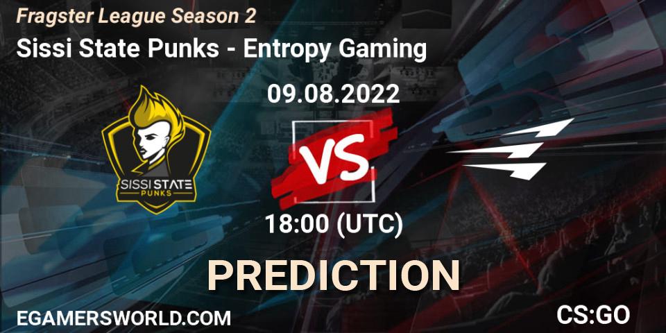 Sissi State Punks - Entropy Gaming: Maç tahminleri. 09.08.2022 at 18:00, Counter-Strike (CS2), Fragster League Season 2
