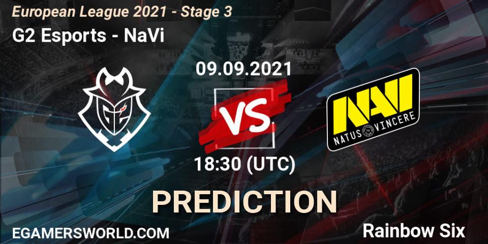 G2 Esports - NaVi: Maç tahminleri. 09.09.2021 at 18:30, Rainbow Six, European League 2021 - Stage 3
