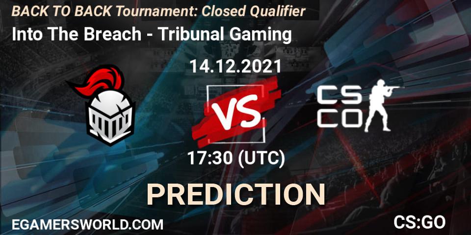 Into The Breach - Tribunal Gaming: Maç tahminleri. 14.12.2021 at 17:30, Counter-Strike (CS2), BACK TO BACK Tournament: Closed Qualifier
