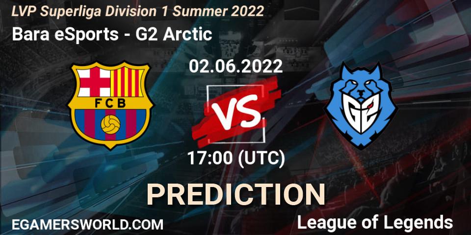 Barça eSports - G2 Arctic: Maç tahminleri. 02.06.2022 at 16:50, LoL, LVP Superliga Division 1 Summer 2022