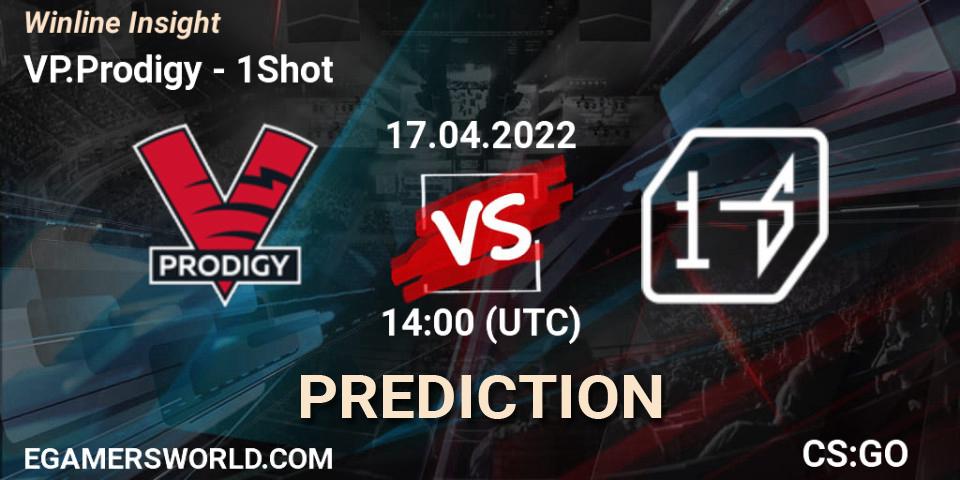 VP.Prodigy - 1Shot: Maç tahminleri. 17.04.2022 at 14:30, Counter-Strike (CS2), Winline Insight