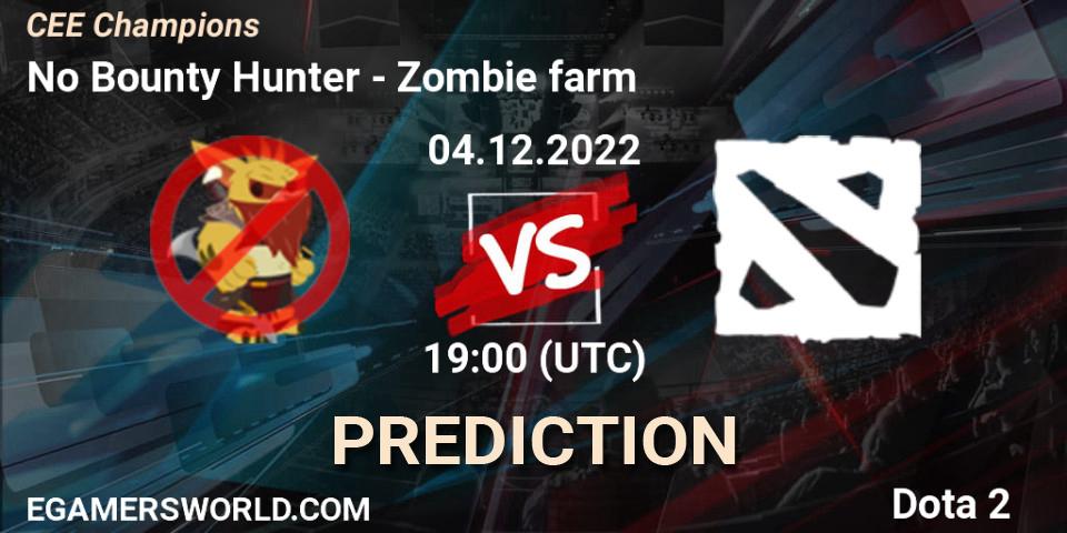 No Bounty Hunter - Zombie farm: Maç tahminleri. 04.12.2022 at 19:00, Dota 2, CEE Champions
