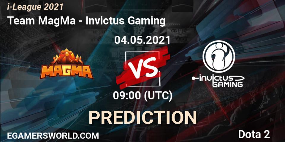Team MagMa - Invictus Gaming: Maç tahminleri. 04.05.2021 at 09:22, Dota 2, i-League 2021 Season 1