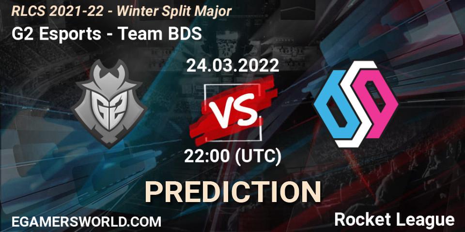 G2 Esports - Team BDS: Maç tahminleri. 24.03.22, Rocket League, RLCS 2021-22 - Winter Split Major