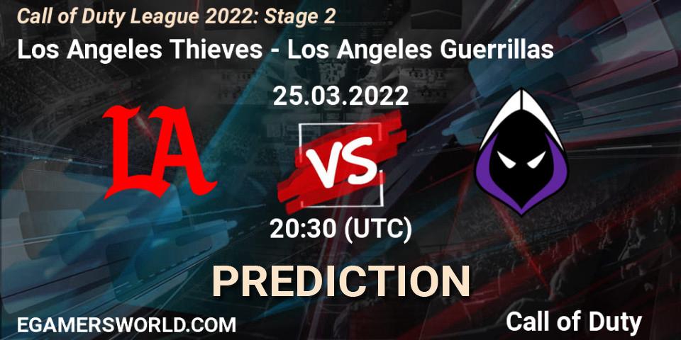Los Angeles Thieves - Los Angeles Guerrillas: Maç tahminleri. 25.03.22, Call of Duty, Call of Duty League 2022: Stage 2