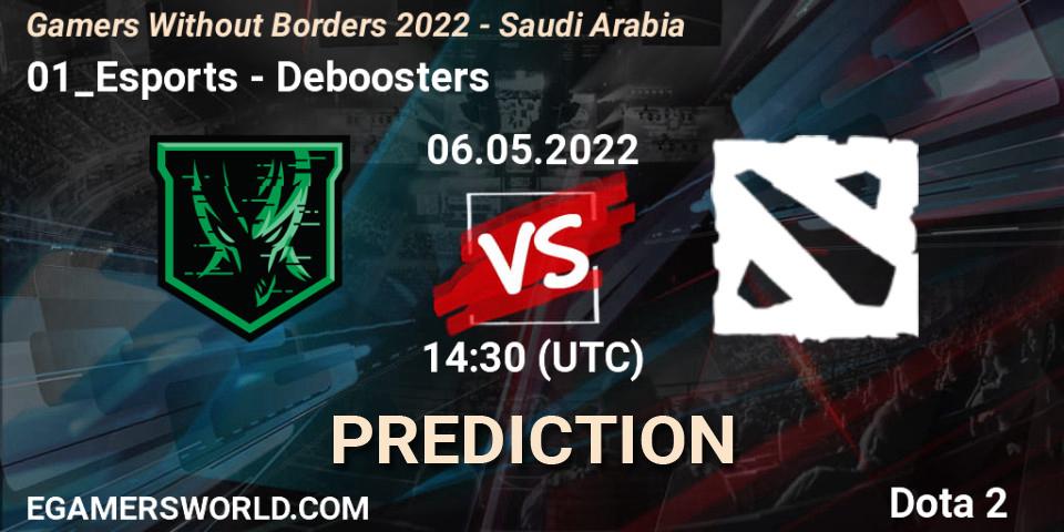 01_Esports - Deboosters: Maç tahminleri. 06.05.2022 at 15:30, Dota 2, Gamers Without Borders 2022 - Saudi Arabia