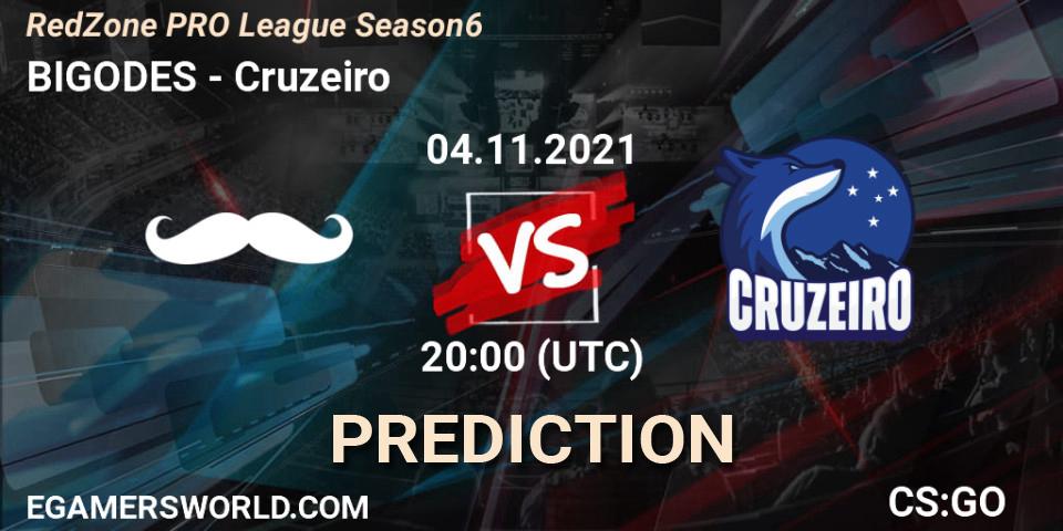 BIGODES - Cruzeiro: Maç tahminleri. 04.11.2021 at 20:00, Counter-Strike (CS2), RedZone PRO League Season 6