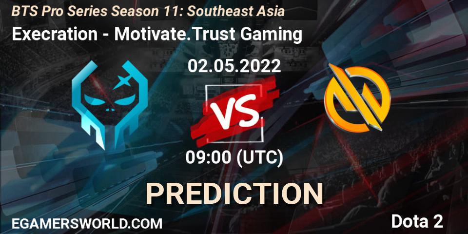 Execration - Motivate.Trust Gaming: Maç tahminleri. 02.05.2022 at 07:12, Dota 2, BTS Pro Series Season 11: Southeast Asia