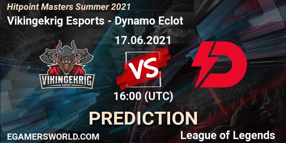 Vikingekrig Esports - Dynamo Eclot: Maç tahminleri. 17.06.2021 at 16:30, LoL, Hitpoint Masters Summer 2021