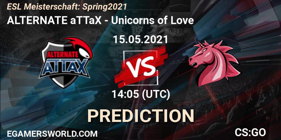 ALTERNATE aTTaX - Unicorns of Love: Maç tahminleri. 15.05.2021 at 13:35, Counter-Strike (CS2), ESL Meisterschaft: Spring 2021