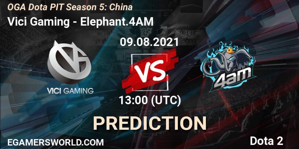 Vici Gaming - Elephant.4AM: Maç tahminleri. 09.08.2021 at 12:09, Dota 2, OGA Dota PIT Season 5: China
