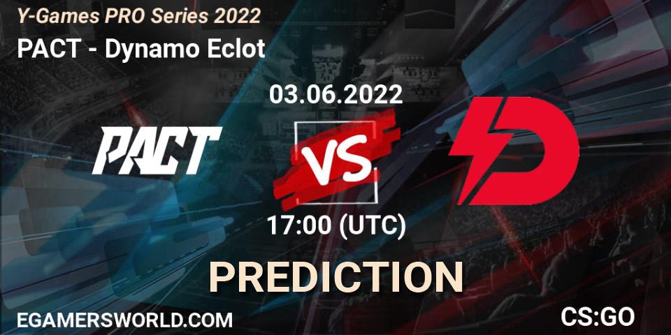 PACT - Dynamo Eclot: Maç tahminleri. 03.06.2022 at 17:00, Counter-Strike (CS2), Y-Games PRO Series 2022