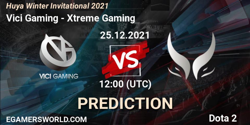 Vici Gaming - Xtreme Gaming: Maç tahminleri. 25.12.2021 at 12:49, Dota 2, Huya Winter Invitational 2021