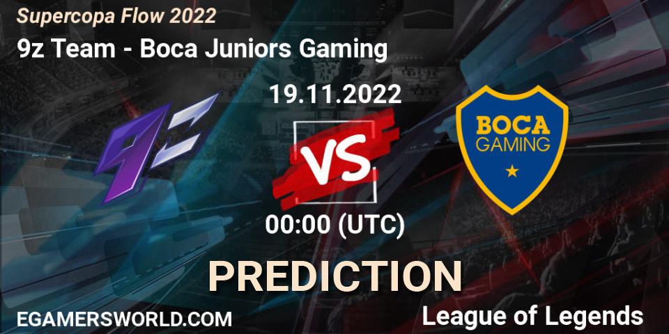 9z Team - Boca Juniors Gaming: Maç tahminleri. 19.11.22, LoL, Supercopa Flow 2022