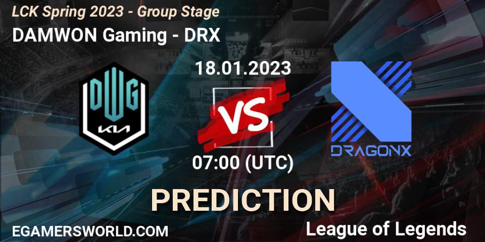Dplus - DRX: Maç tahminleri. 18.01.2023 at 08:00, LoL, LCK Spring 2023 - Group Stage