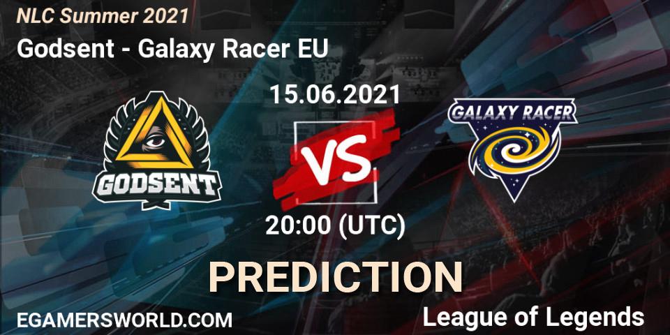 Godsent - Galaxy Racer EU: Maç tahminleri. 15.06.2021 at 20:00, LoL, NLC Summer 2021