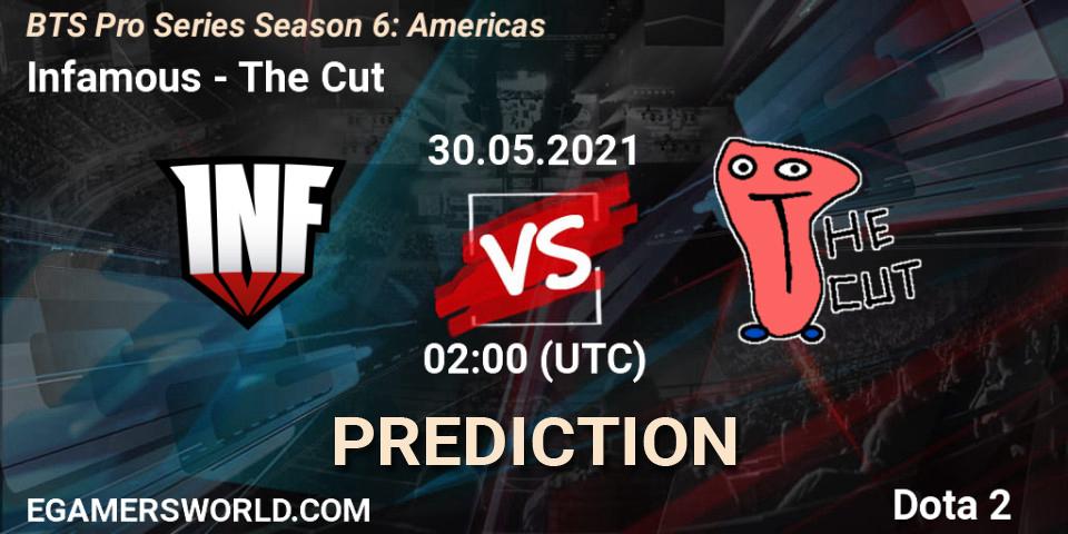 Infamous - The Cut: Maç tahminleri. 30.05.2021 at 03:54, Dota 2, BTS Pro Series Season 6: Americas