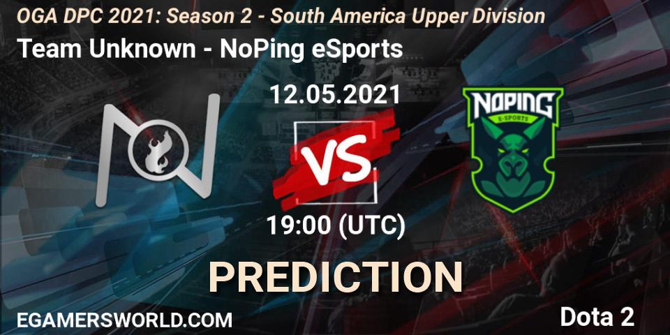 Team Unknown - NoPing eSports: Maç tahminleri. 12.05.2021 at 19:01, Dota 2, OGA DPC 2021: Season 2 - South America Upper Division