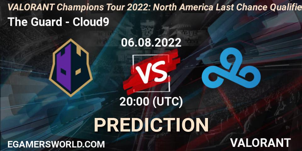The Guard - Cloud9: Maç tahminleri. 06.08.2022 at 20:10, VALORANT, VCT 2022: North America Last Chance Qualifier