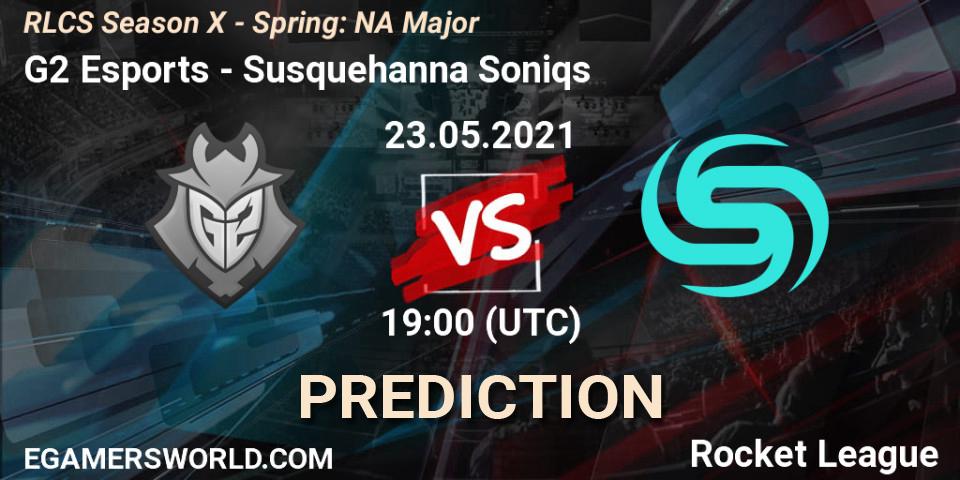 G2 Esports - Susquehanna Soniqs: Maç tahminleri. 23.05.2021 at 18:55, Rocket League, RLCS Season X - Spring: NA Major