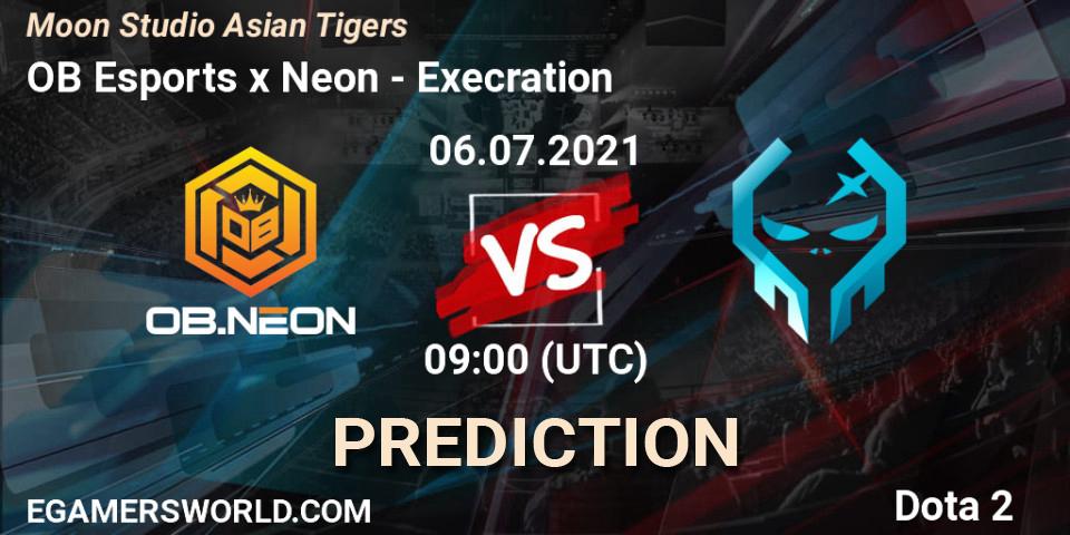 OB Esports x Neon - Execration: Maç tahminleri. 06.07.2021 at 09:44, Dota 2, Moon Studio Asian Tigers