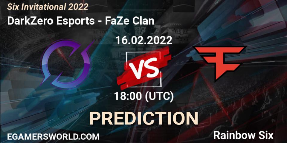 DarkZero Esports - FaZe Clan: Maç tahminleri. 16.02.2022 at 18:00, Rainbow Six, Six Invitational 2022