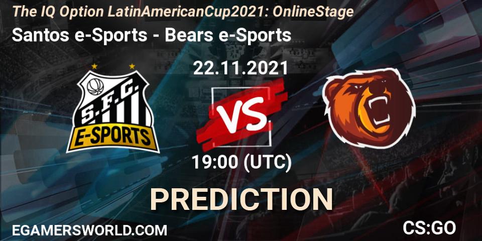 Santos e-Sports - Bears e-Sports: Maç tahminleri. 22.11.21, CS2 (CS:GO), The IQ Option Latin American Cup 2021: Online Stage