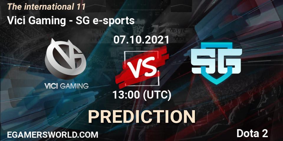 Vici Gaming - SG e-sports: Maç tahminleri. 07.10.2021 at 15:21, Dota 2, The Internationa 2021