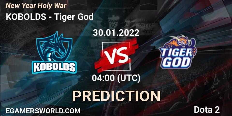 KOBOLDS - Tiger God: Maç tahminleri. 30.01.2022 at 04:11, Dota 2, New Year Holy War