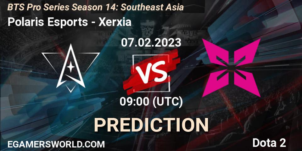 Polaris Esports - Xerxia: Maç tahminleri. 04.02.23, Dota 2, BTS Pro Series Season 14: Southeast Asia