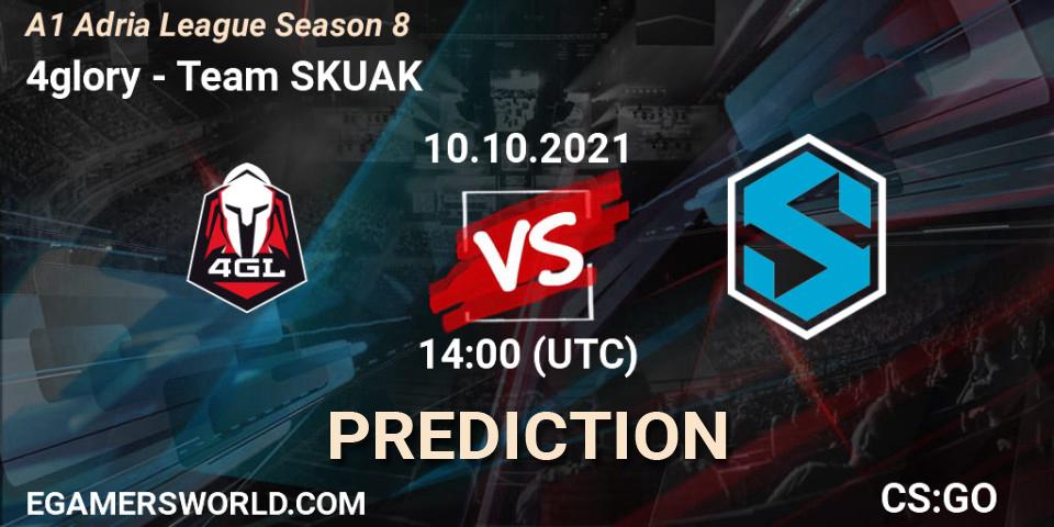 4glory - Team SKUAK: Maç tahminleri. 10.10.2021 at 14:00, Counter-Strike (CS2), A1 Adria League Season 8