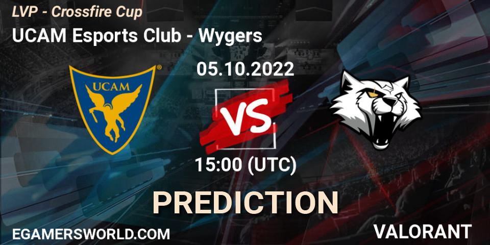 UCAM Esports Club - Wygers: Maç tahminleri. 05.10.2022 at 15:00, VALORANT, LVP - Crossfire Cup