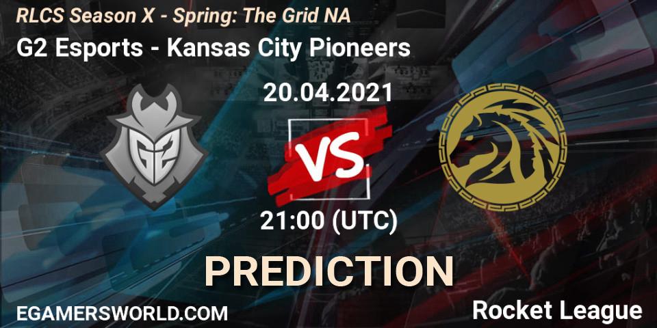 G2 Esports - Kansas City Pioneers: Maç tahminleri. 20.04.2021 at 21:00, Rocket League, RLCS Season X - Spring: The Grid NA