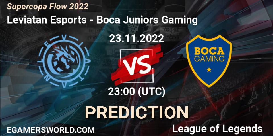 Leviatan Esports - Boca Juniors Gaming: Maç tahminleri. 24.11.22, LoL, Supercopa Flow 2022