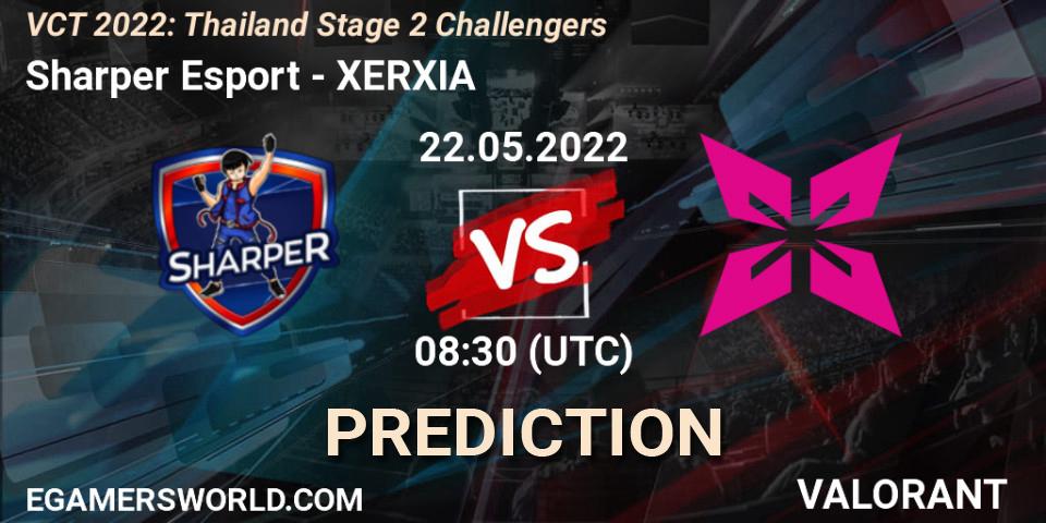 Sharper Esport - XERXIA: Maç tahminleri. 22.05.2022 at 08:30, VALORANT, VCT 2022: Thailand Stage 2 Challengers