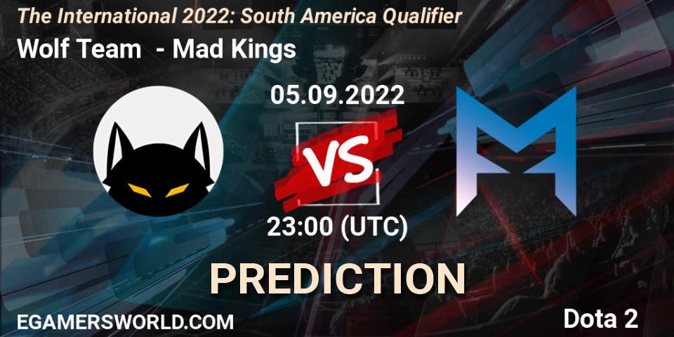 Wolf Team - Mad Kings: Maç tahminleri. 05.09.2022 at 22:09, Dota 2, The International 2022: South America Qualifier
