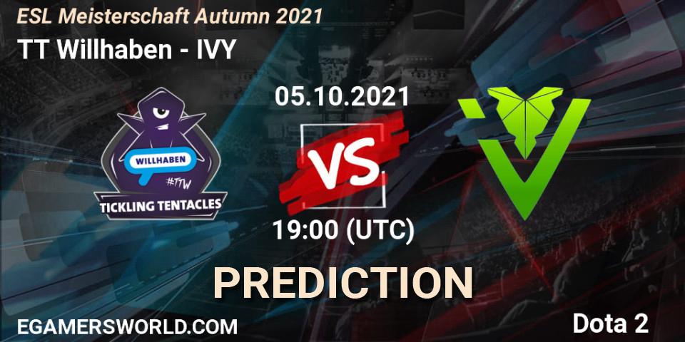 TT Willhaben - IVY: Maç tahminleri. 05.10.2021 at 18:58, Dota 2, ESL Meisterschaft Autumn 2021