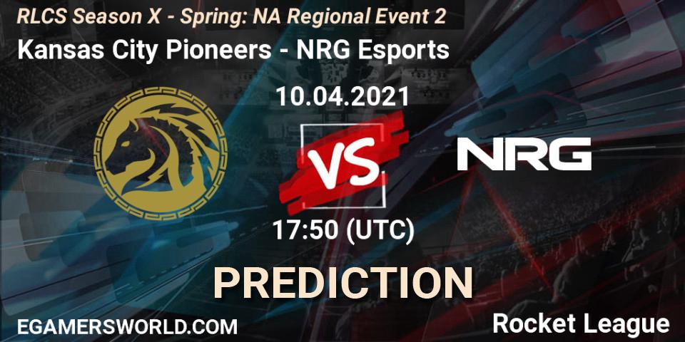 Kansas City Pioneers - NRG Esports: Maç tahminleri. 10.04.2021 at 17:50, Rocket League, RLCS Season X - Spring: NA Regional Event 2