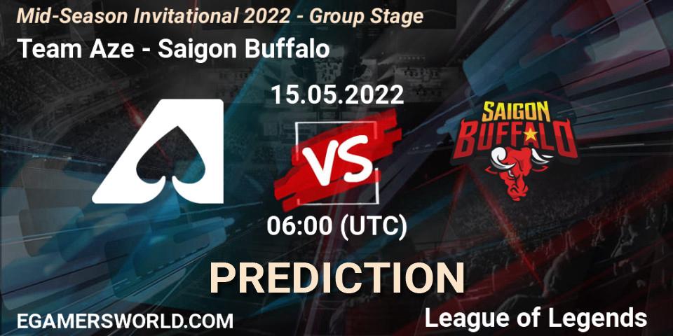 Team Aze - Saigon Buffalo: Maç tahminleri. 15.05.2022 at 06:00, LoL, Mid-Season Invitational 2022 - Group Stage