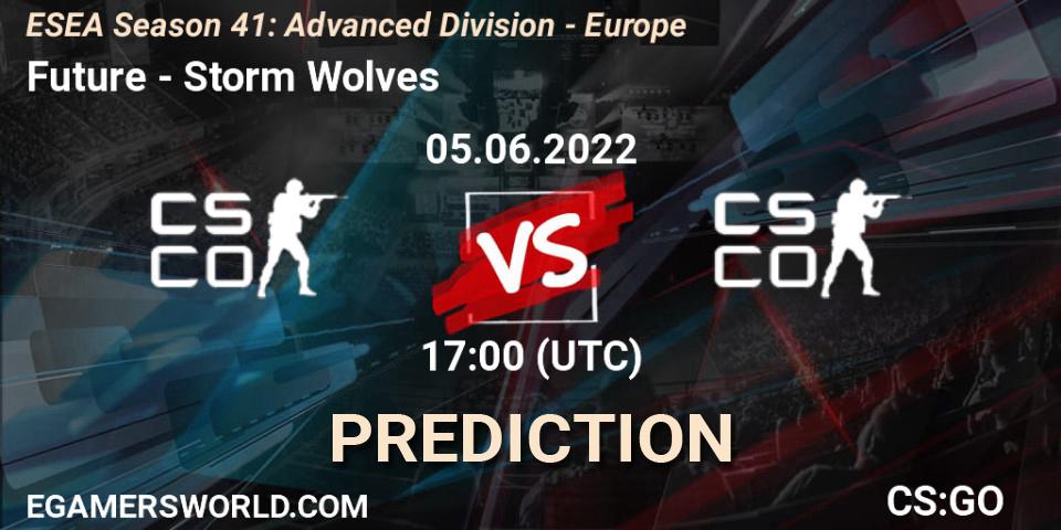 Future - Storm Wolves: Maç tahminleri. 05.06.2022 at 17:00, Counter-Strike (CS2), ESEA Season 41: Advanced Division - Europe