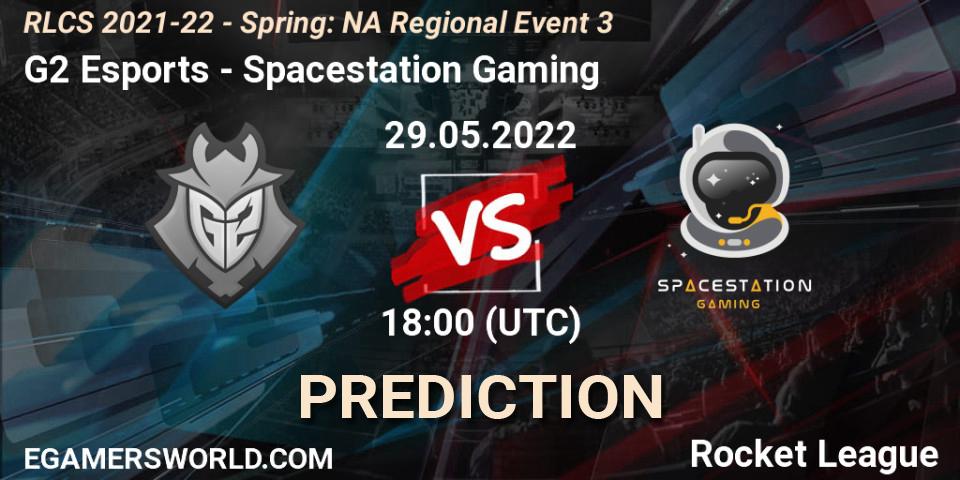 G2 Esports - Spacestation Gaming: Maç tahminleri. 29.05.2022 at 18:00, Rocket League, RLCS 2021-22 - Spring: NA Regional Event 3