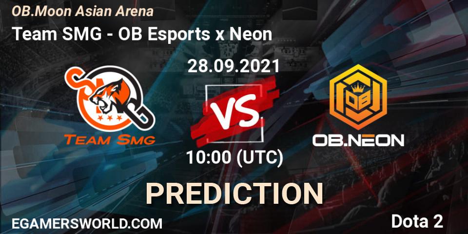 Team SMG - OB Esports x Neon: Maç tahminleri. 28.09.2021 at 10:46, Dota 2, OB.Moon Asian Arena