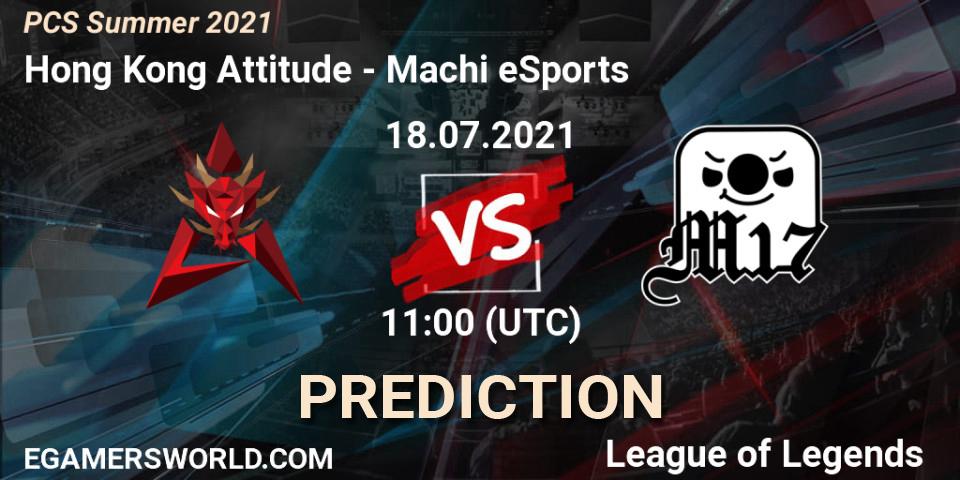 Hong Kong Attitude - Machi eSports: Maç tahminleri. 18.07.2021 at 11:00, LoL, PCS Summer 2021