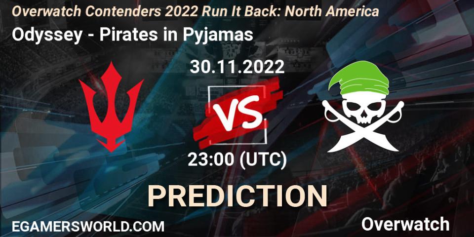 Odyssey - Pirates in Pyjamas: Maç tahminleri. 30.11.2022 at 23:00, Overwatch, Overwatch Contenders 2022 Run It Back: North America