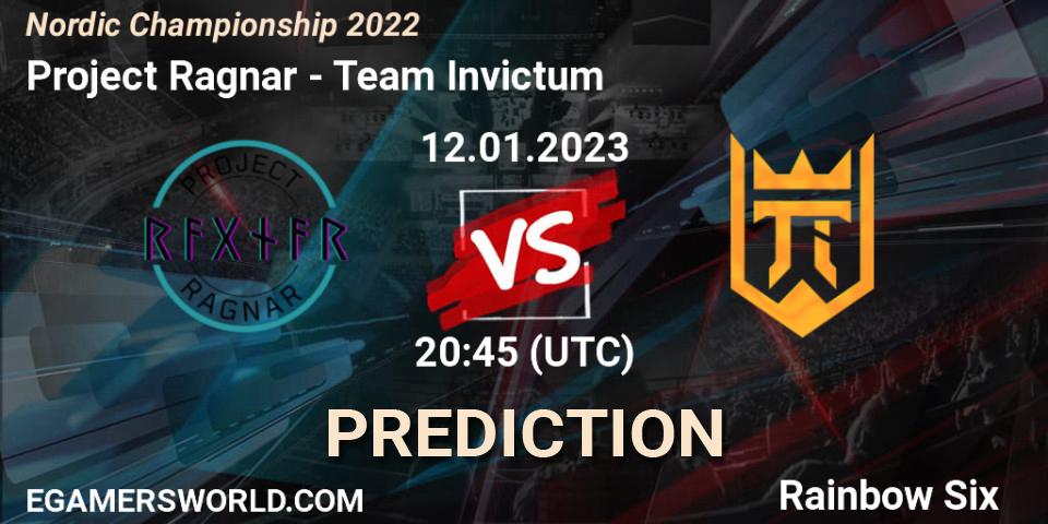 Project Ragnar - Team Invictum: Maç tahminleri. 12.01.2023 at 20:45, Rainbow Six, Nordic Championship 2022