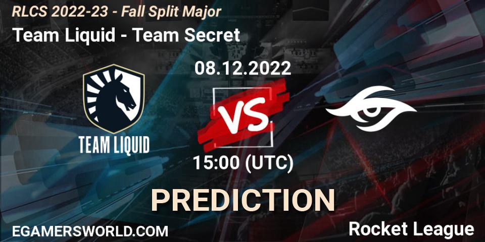 Team Liquid - Team Secret: Maç tahminleri. 08.12.2022 at 14:15, Rocket League, RLCS 2022-23 - Fall Split Major