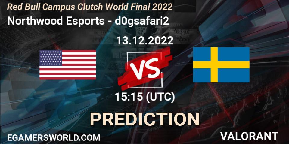 Northwood Esports - d0gsafari2: Maç tahminleri. 13.12.2022 at 15:15, VALORANT, Red Bull Campus Clutch World Final 2022