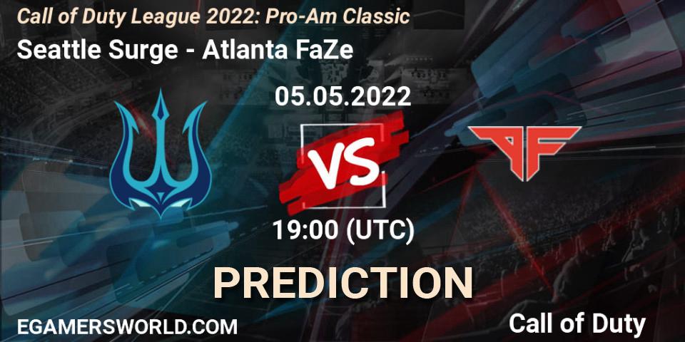 Seattle Surge - Atlanta FaZe: Maç tahminleri. 05.05.22, Call of Duty, Call of Duty League 2022: Pro-Am Classic
