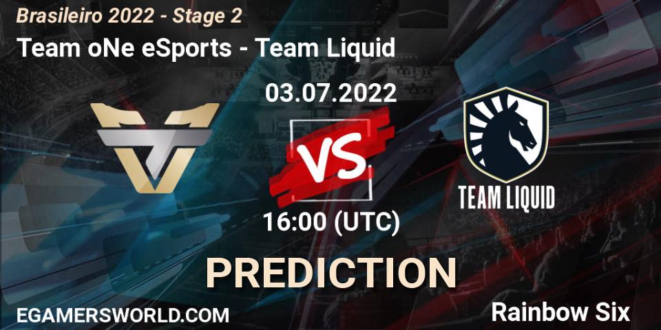 Team oNe eSports - Team Liquid: Maç tahminleri. 03.07.2022 at 16:00, Rainbow Six, Brasileirão 2022 - Stage 2